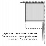 מקרר 4 דלתות 1.20 ס